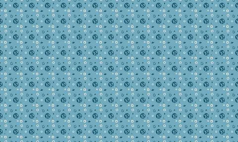 Abstract pattern with blue and green colors and dotted design Illustrazione stock