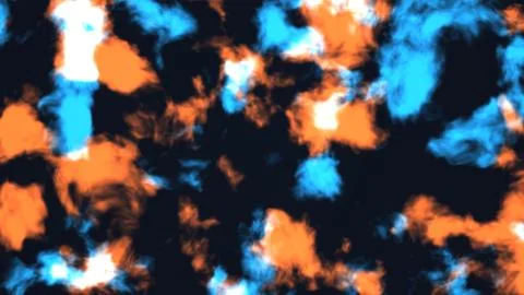 Abstract pattern in blue and orange colors 库存插图