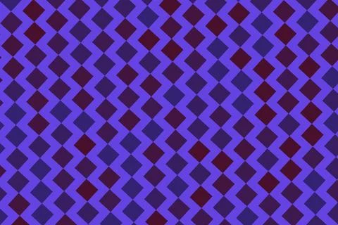 Abstract pattern of blue and red geometric shapes Stock Illustration