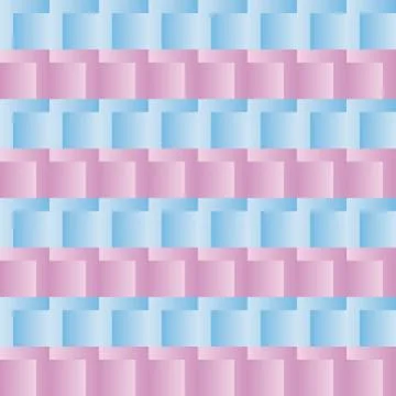 Abstract pattern with blue and violet geometric shapes relief effect Illustrazione stock