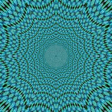 Abstract pattern on blue backdrop. Pattern square. Abstract teal background. Stock Illustration