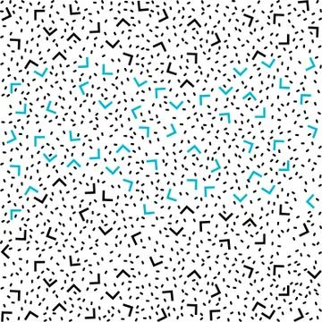 Abstract pattern blue background with black and blue angles and black points. Stock Illustration