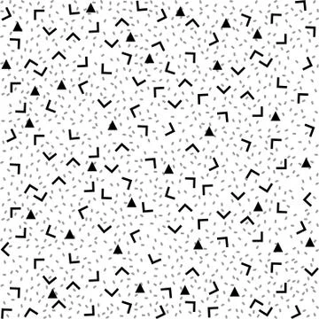 Abstract pattern blue background with black triangles and angles and black Stock Illustration