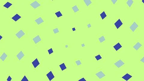 Abstract pattern with blue diamonds on a light green background Stock Illustration