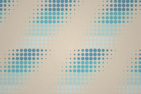 Abstract pattern of blue dots on beige background Stock Photos