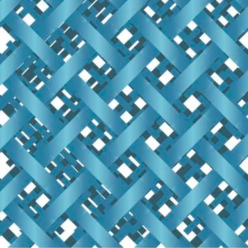 Abstract pattern of blue paper with shadows, vector illustration Illustrazione stock