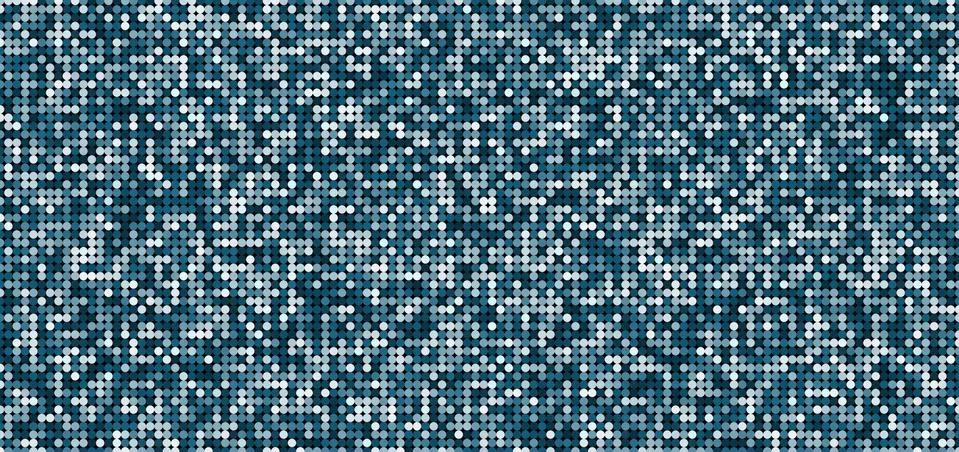 Abstract pattern blue seamless shimmer background with circles shiny light an Stock Illustration