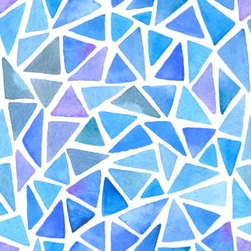 Abstract pattern with blue triangles Stock Illustration