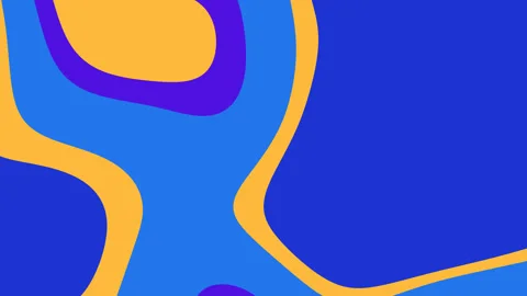 Abstract pattern with blue yellow and purple colors. Stock Footage 313769158