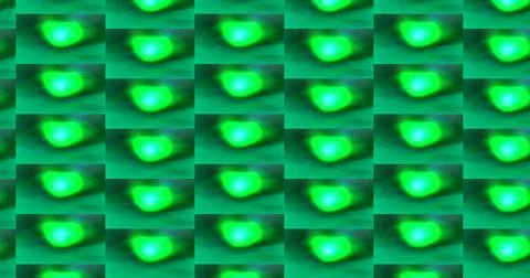 Abstract Pattern of Blurry Green Lights Stock Illustration