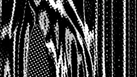 Abstract pattern of bold black and white lines 库存插图
