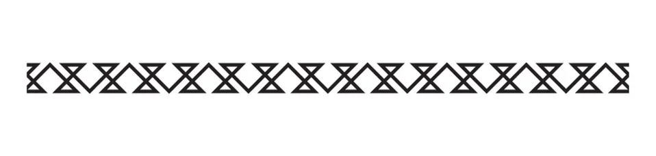 Abstract Pattern Border Design 스톡 일러스트
