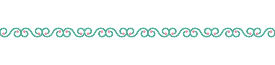 Abstract Pattern Border Design Illustrazione stock