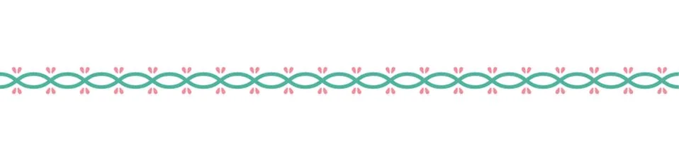 Abstract Pattern Border Design 스톡 일러스트