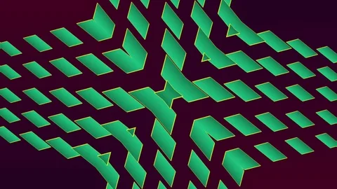 Abstract Pattern Boxes Kaleida Stock Footage 72857874