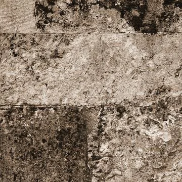 Abstract Pattern Brickwall Urban Frame Texture Damaged Whitewashed Fence pa.. Foto stock