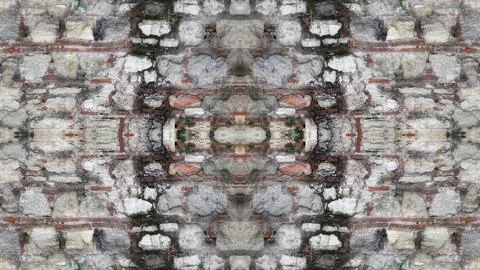 Abstract Pattern Brickwall Urban Frame Texture Damaged Whitewashed Fence painted Stock Photos