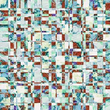 Abstract pattern with bright gradient squares on a light background for cover 스톡 일러스트