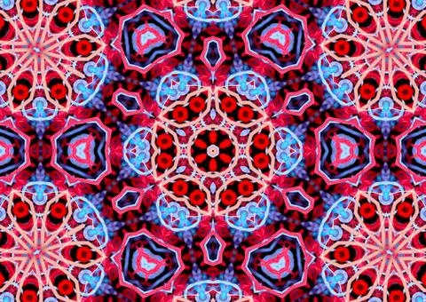 Abstract pattern of bright multicolored threads 스톡 일러스트