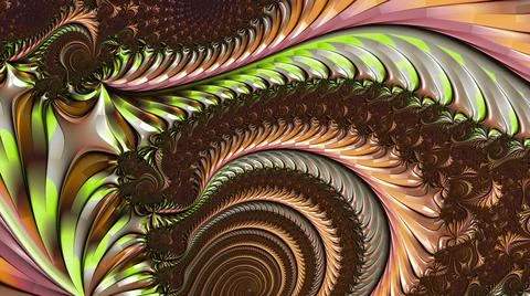 Abstract pattern of a brown and dark background with blots Illustrazione stock