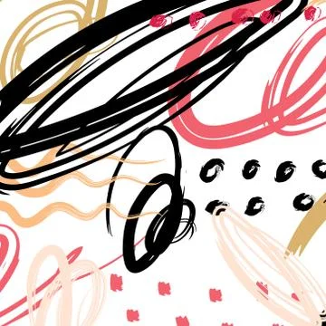 Abstract pattern brush stroke background. Vector illustration. Stock Illustration