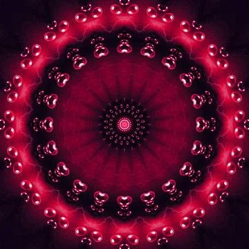 Abstract pattern with bubbles Abstract magic radial pattern with transpare... 스톡 사진