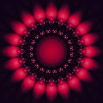 Abstract pattern with bubbles Abstract magic radial pattern with transpare... Stock Photos