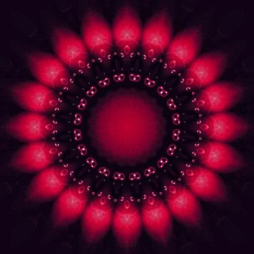 Abstract pattern with bubbles Illustrazione stock