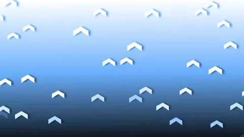 Abstract pattern of chevrons casting shadows on a gradient background animati Stock Footage 329841476