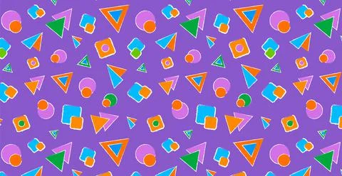 Abstract pattern for children Stockillustratie