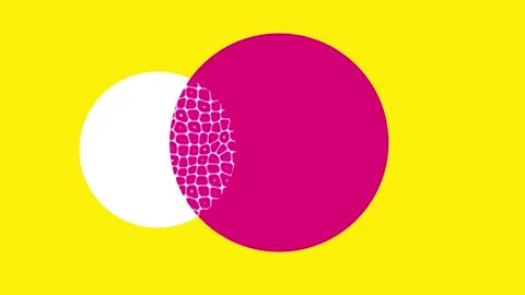 Abstract Pattern Circle Horizontal Motion Animation on Colorful Background Stock Footage 337686969