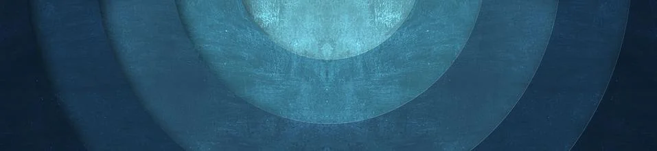 Abstract pattern of circle lines with the effect of displacement blue stone t Stock Illustration