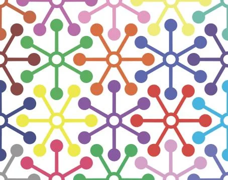 Abstract pattern circle, ring Stock Illustration