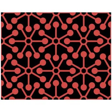 Abstract pattern circle, ring Stock Illustration