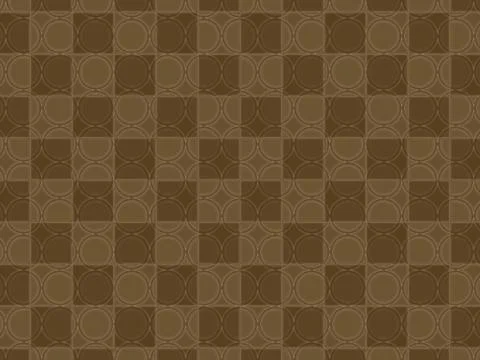 Abstract pattern of circle with square, geometric shapes Stock Illustration