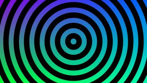 Abstract pattern of circles with colorful background and seamless loops Stock Illustration