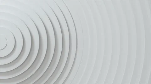 Abstract pattern of circles with displacement effect. White blank rings. Abst イラスト素材