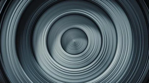 Abstract pattern of circles with displacement effect. White blank rings. Abst Illustrazione stock