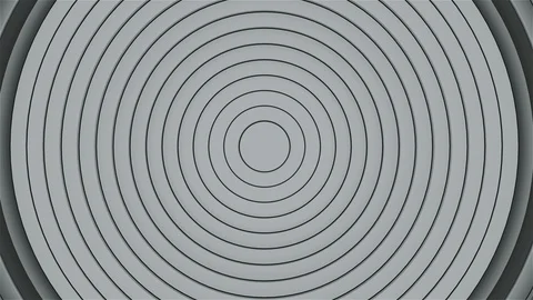 Abstract pattern of circles with the effect of displacement. Stock Footage 125464260