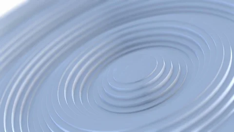 Abstract pattern of circles with the effect of displacement. White clean rings Stock Footage 126620960