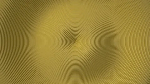 Abstract pattern of circles with the effect of displacement. Yellow clean rings  Stock Footage 164515928