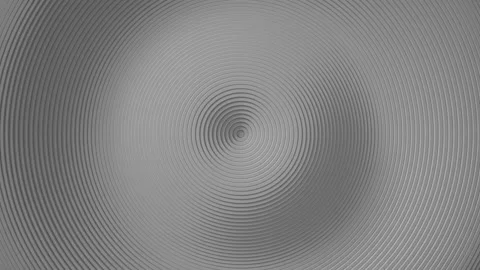 Abstract pattern of circles with the effect of displacement. White clean rings a Video stock 164518114
