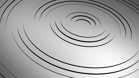 Abstract pattern of circles with the effect of displacement. Stock Footage 203848031