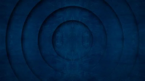 Abstract pattern of circles with the effect of displacement blue stone textur Illustrazione stock