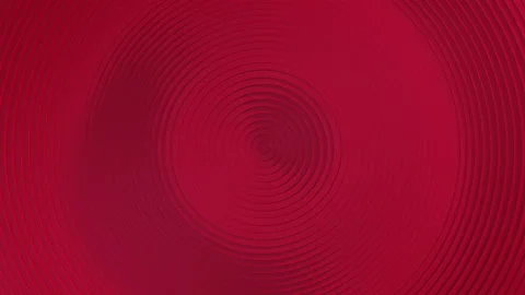 Abstract pattern of circles with an offset effect. Animation of red clean rings. Video stock 161428086