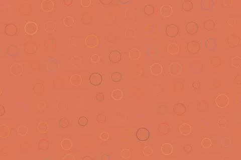 Abstract pattern with circles on a warm orange background Stock Photos