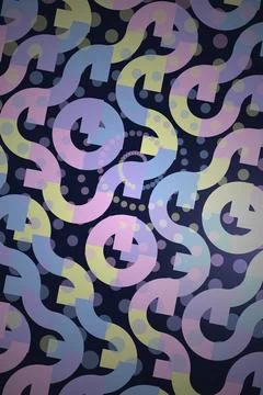 Abstract Pattern with Circular Elements 库存插图