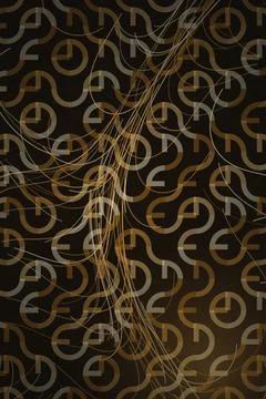 Abstract Pattern with Circular Elements Stock Photos