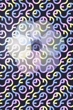 Abstract Pattern with Circular Elements Stock Photos