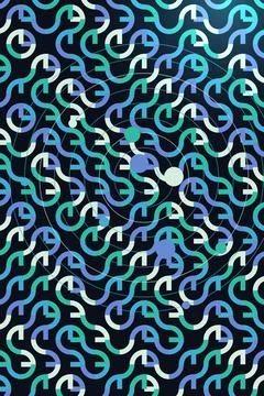 Abstract Pattern with Circular Elements Stock Photos